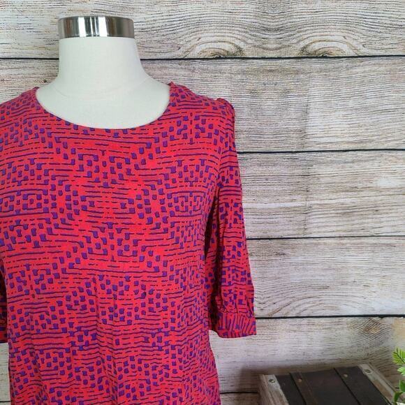 Cynthia Vincent Barneys New York Geometric Dress Medium - Picture 6 of 7